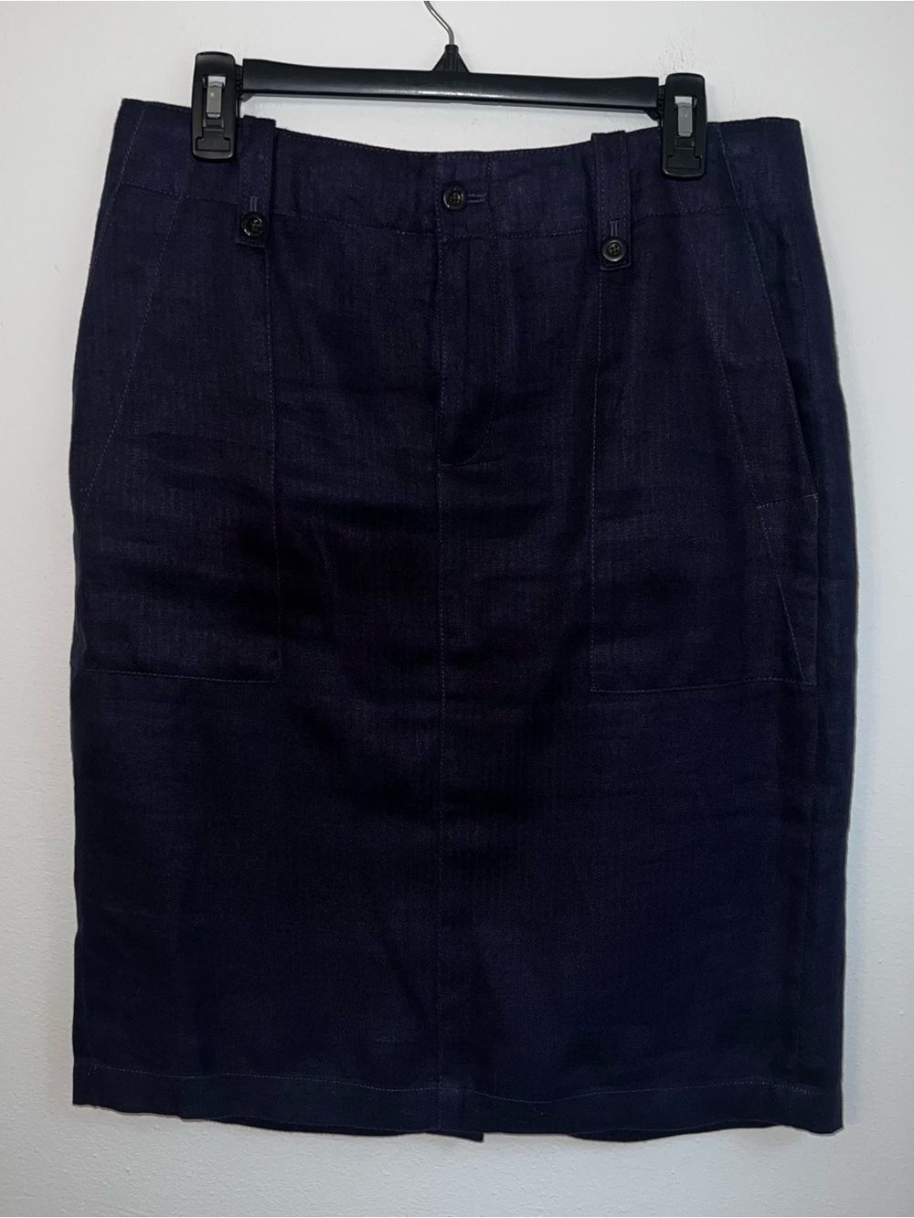 Dark Navy Straight J Crew Pencil Skirt